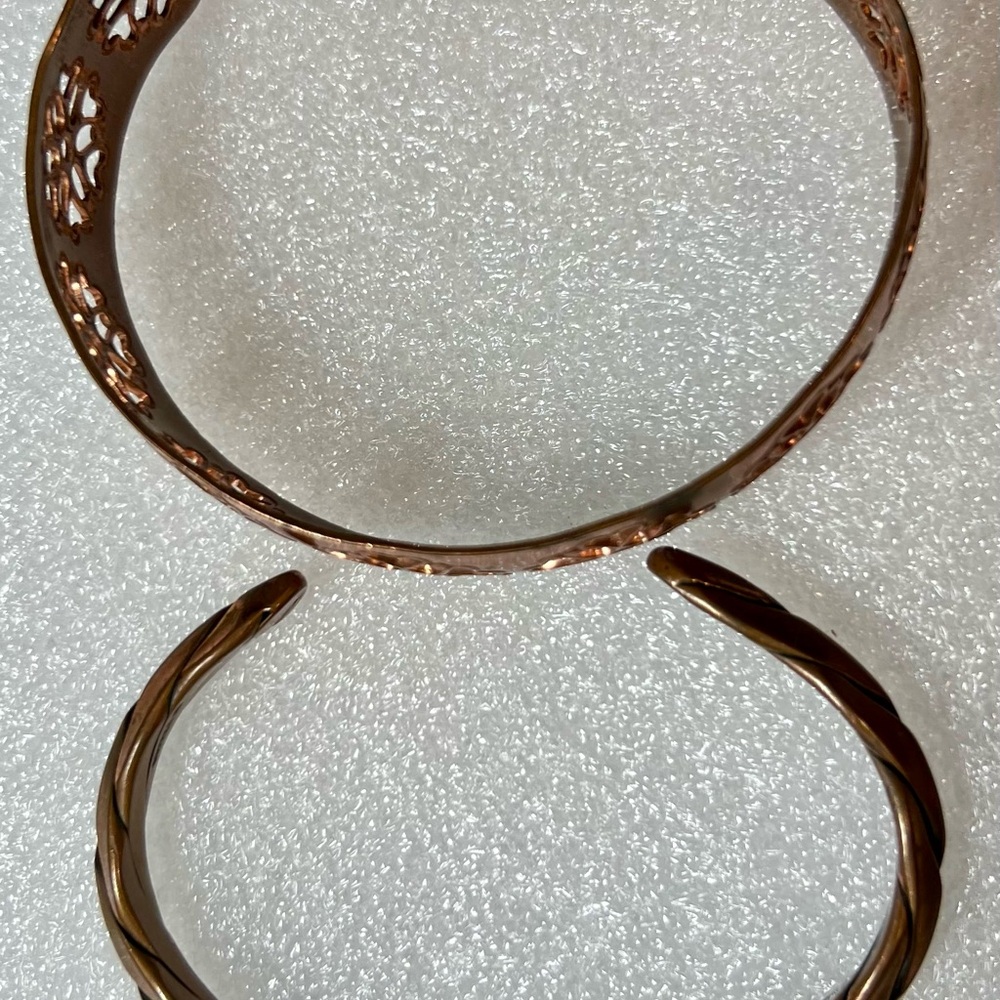Vintage Copper Cuff Bracelets Lot of - Picture 6 of 6